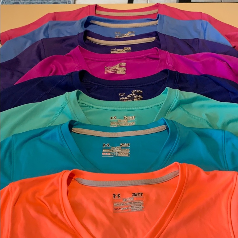 ❌SOLD Under Armour sports shirts set of 8